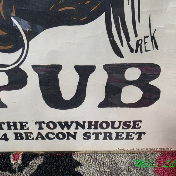 Vintage 1972 Bull & Finch Pub Calendar Poster Cheers - Picture 3 of 5